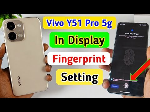 Vivo Y51 Pro Fingerprint Lock Kaise Lagaye | Vivo Y51 Pro Fingerprint Lock Setting