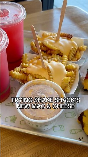 Trying Shake Shack’s *NEW* Mac & Cheese!