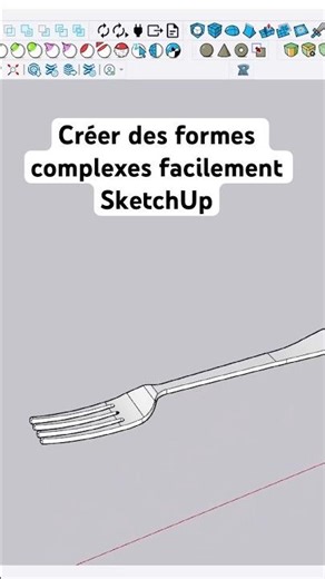 Create complex shapes in SketchUp