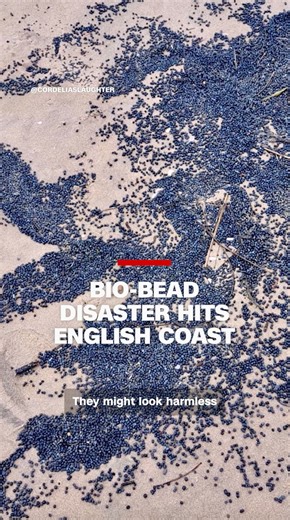 An estimated 650 million plastic bio-beads, used to treat sewage, poured into the sea after a malfunction at a water treatment plant. The spill represents one of the UK’s worst environmental disasters in years. CNN's Kara Fox reports. | CNN