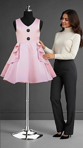 Frock Cutting Easy Method | Perfect Frock Design in Just seconds