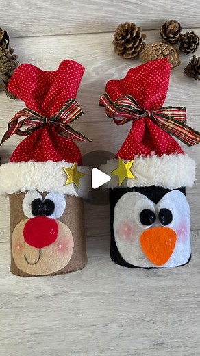 Creativemamy on Instagram: "Ciao! Buongiorno con @mariaveneziano.creativemamy ! A tutto riciclo! Buon sabato ❤️#creativemamy#diy#howto#fattoamano#upcycle#upcycling#riciclocreativo#natale#christmas#noel"