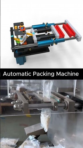 How a Mini Packaging Machine Works (Granular Material Filling Explained!) #machine #mechanic