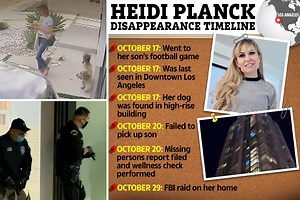 Timeline shows missing mom Heidi Planck's final movements