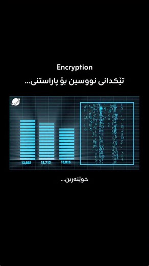 Cosmos on Instagram‎: "⁨ ـ Encryption چییە؟ چۆن کار ئەکات؟ کەم تا زۆر ئەم ناوەمان بەر گوێ کەوتووە (Encryption)، ڕێگەیەکە بەکار ئەهێنرێت بۆ شاردنەوەی داتاکان بۆ ئەوەی کەسی سێیەم کە بە ڕێگەیەکی نایاسای (ها*ککردن) ئەیەوێت داتاکان ببینێت تێی نەگات و بە ئەنجامەکەی نەگات، بەڵام چۆن داتاکان ئەشارێتەوە؟ ئینکریپشن بە ٤ قۆناغ داتاکان ئەشارێتەوە سەرەتا (Plain Text) نوسینە ئاساییەکە کە خوێندنەوەی ئاسانە و پێویستە بشاردرێتەوە ئەکرێتە ناو یەکێک لە (Encryption Algorithm)ەکانەوە کە کۆمەڵێک کرداری بیرکاری و یاسا