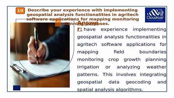 Top 10 Agritech Software Engineer Interview Questions and Expert Answers for Smart Farming Technolog