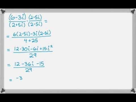 Dividing Complex Numbers of the form a + bi