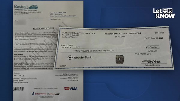 An old scam is hitting mailboxes in Arizona again. Watch out for sweepstakes lottery scams
