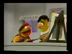 Sesame Street - Ernie and Bert paint a picture
