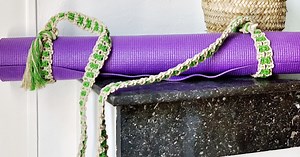 Tutoriel pour faire une sangle de tapis de yoga en macramé