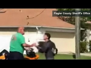 Video shows road rage fight between driver, motorcyclist, Flager deputies say
