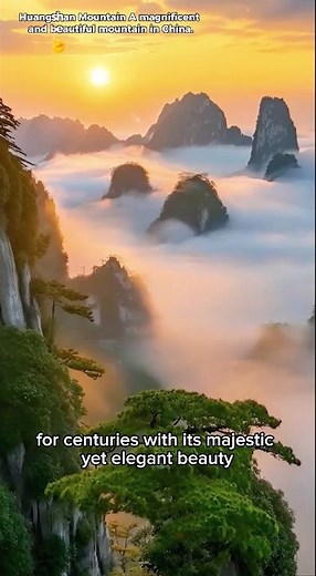 Discover Huangshan Mountain – A magnificent mountain of China. #discover #travel #china
