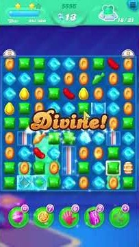 Candy Crush Soda Saga Level 5556 Get 3 Stars, 15 Moves Complete #games #gaming #gameplay