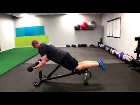 Incline Chest Supported Dumbbell Curl
