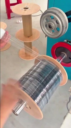 Automatic Industrial Cable Winding and Spooling Process