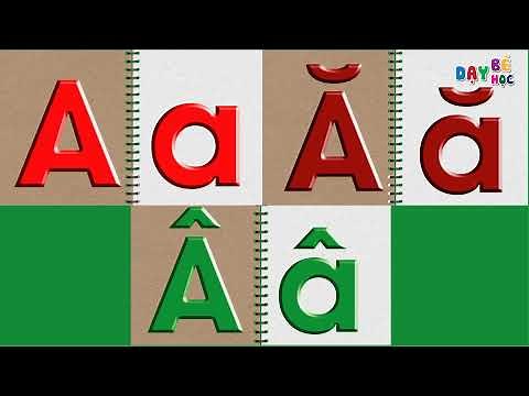 Học và tập đọc bảng chữ cái tiếng Việt lớp 1 | Dạy bé học