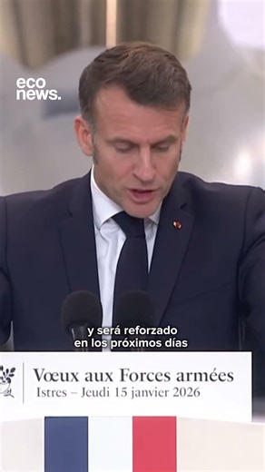 🇫🇷 Francia anunció que enviará más tropas a Groenlandia.