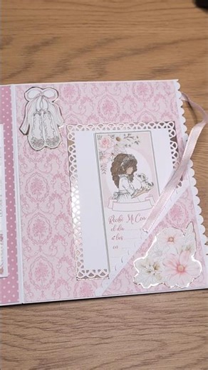 🌸 Detalles álbum comunión Scrapbooking 🩷