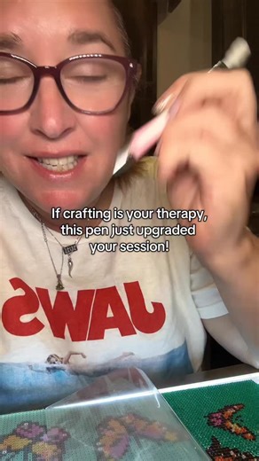 4.8K views · 11 reactions | Upgrade your diamond painting game  This diamond art pen set comes with replaceable wax tips and a smooth, ergonomic grip that makes crafting easy, clean, and satisfying. Perfect for beginners, pros, or anyone who uses crafting therapy. Relax. Create. Repeat. #fallfestival #diamondart #craftingideas #creatorpicks #bfcm | Deal Hunteraz | Facebook