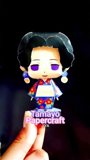 💜✨ Lady Tamayo Papercraft | Demon Slayer #shorts