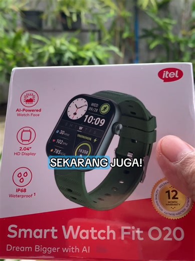 Itel Smart Watch Fit O20 Water Proof @itelindonesia #itel #itelsmartwatch #viral #fyp
