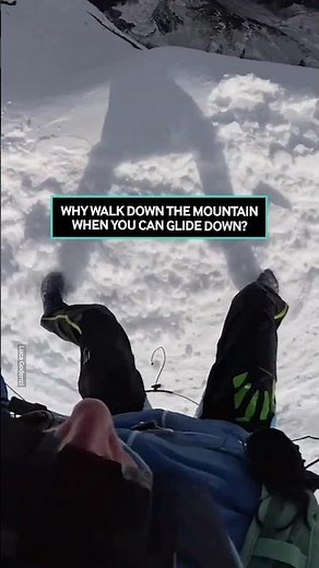 Paragliding Off A Mountain