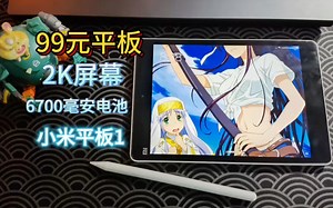 99元平板，真百元平板推荐，小米平板1