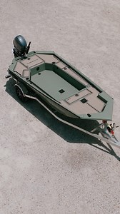 What are your thoughts on this 16 Commander in Sage Green? Paired with our Colorado EVA deck kit and a @yamahaoutboards F60LB. | Avid Boats