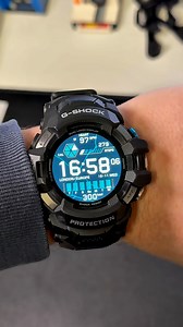Introducing something genuinely different from G-Shock. This is the GSW-H1000 — Casio’s first and only dive into the smartwatch world, powered by WearOS. It keeps the full G-Shock toughness you’d expect, but pairs it with proper smartwatch capability. The case is large and rugged, but it wears better than you’d think thanks to the sculpted design. It really does feel like a tank on the wrist — solid, confident and ready for anything. One of the standout features is the dual-layer display. Casio