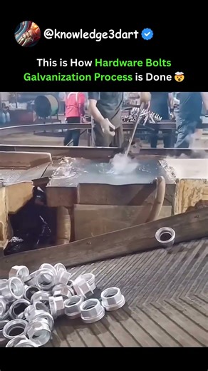 This is How Hardware Bolts Galvanization Process is Done 🤯
