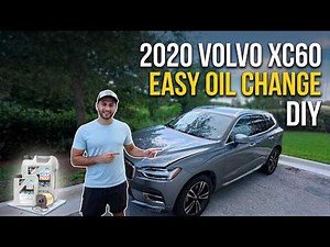 Volvo XC60 2020 Oil Change - Step-by-Step with FCP Euro Kit (0W-20, 2.0L 4-cyl)