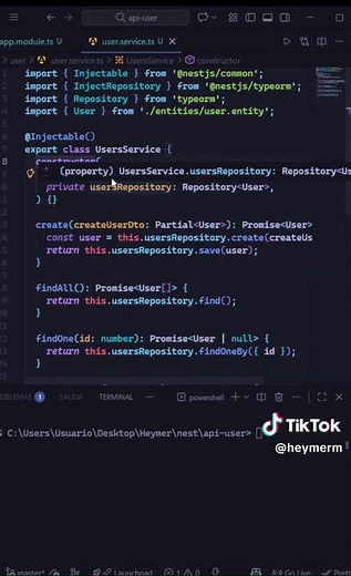 Aprende a conectar una Base de datos MySQL en NestJS, para hacer tus datos persistentes 😾🔥. #paratiiiiiiiiiiiiiiiiiiiiiiiiiiiiiii #programming #softwaredevelopment #backend #sql
