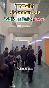 IITD placement walk-in chaos😵‍💫#iitdelhi #iit #iitlife #jee #vlog #collegelife #placement #job #pw