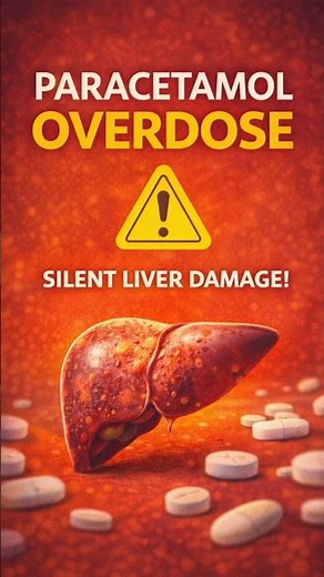 Paracetamol Overdose Warning ⚠️ Symptoms You Must Know | #Paracetamol | #OverdoseWarning