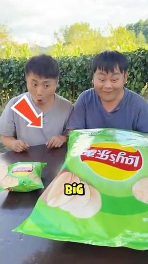 Look at what came out of the chip bag. #shorts #fun