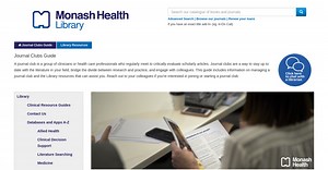 Clinical Guides: Journal Clubs Guide:  Journal Clubs Guide