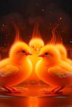 Baby Fire Birds HATCH! 🐣💧🧡 (Newborn Phoenix!)