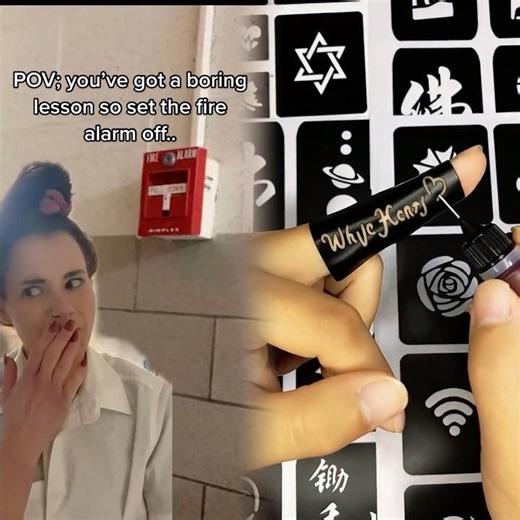 POV; you’ve got a boring lesson so set the fire alarm off..#secondaryschool #highschool