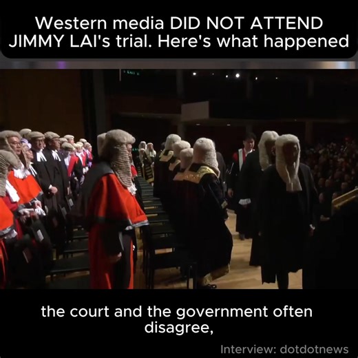 No western mainstream media will publish these crucial facts about the trial of Jimmy Lai, who has today been given a 20 year sentence. None of them even bothered to attend the hearings (interview by dotdotnews) | Fridayeveryday