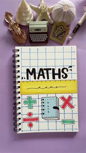 Creative Front Page Ideas for Math Notebooks