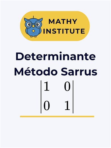 Resolviendo determinantes 3×3 con el método de Sarrus