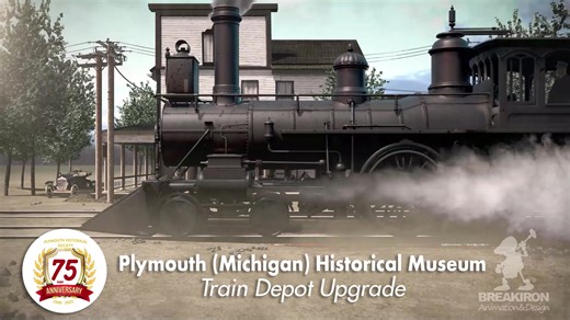 A behind-the-scenes look at the creation of the Plymouth Historical Museum's train depot exhibit. | Plymouth (Michigan) Historical Museum