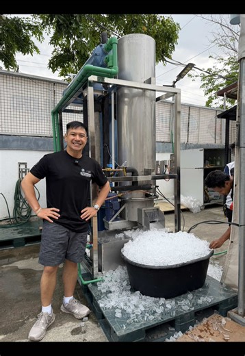 WaterMax 3tons Ice Machine #AlfredWaterMax #fyp #watermaxicemachine