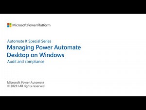 Audit and compliance for Power Automate for Desktop app in Intune - Part 8 of 8