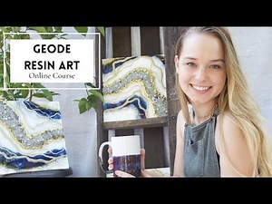 Learn Geode Resin Art - Online Course