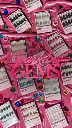 Sparkling Gems 18 Press-On Nails — Glamnetic Collection Launch