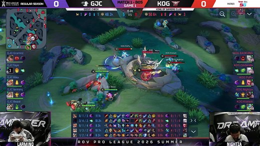 🔴𝐋𝐈𝐕𝐄 การแข่งขัน RoV Pro League 2026 Summer🏆 รอบเก็บคะแนน (Regular Season) Week 2 Day 1 🎁ดูแข่งผ่าน ValorTV รับเสื้อ RoV และสกินถาวรฟรี! ตารางแข่งวันนี้ (Bo5) 🔸 [16:00] Godji Check 🆚 King of Gamers Club 🔸 [19:00] SOLYX Esports 🆚 eArena #RPL2026Summer #DreamRiser #RoV #RPL #RoVProLeague #AoV #ArenaofValor #LIVE | Garena RoV Thailand