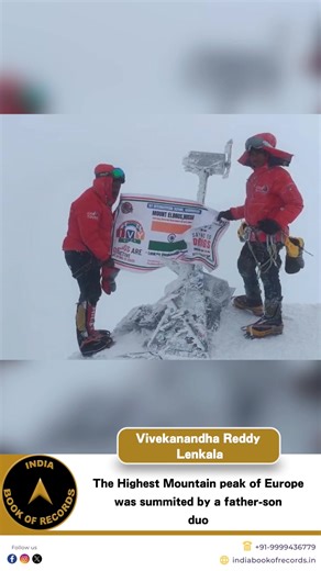 Europe’s Highest Peak Conquered by a Father–Son Duo | Mount Elbrus Summit At just 14, Vivekanandha Reddy Lenkala from Telangana stood atop Europe’s highest peak, Mount Elbrus, alongside his father. More than a climb, this historic summit carried a powerful message Say No To Drugs turning courage and purpose into a record-setting achievement. | Faridabad Ki Live Aawaz