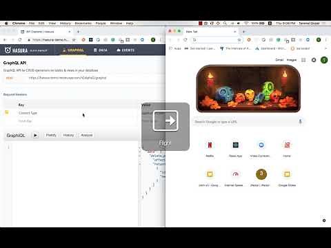 Basic GraphQL queries, mutations and susbcriptions on Hasura