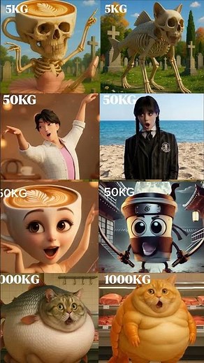 KPOP DEMON HUNTERS & WENDNSDAY & BRAINROT KG EVOLUTION SINGING "Dramatic Expression"